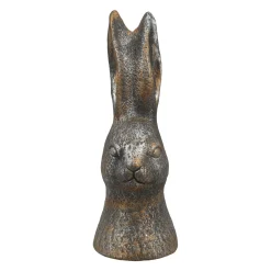 O'malley Pasen<Konijn cement 26 cm antiek zwart
