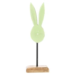 O'malley Pasen<Konijn op voet 23cm groen