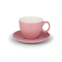 Alpina Koken & Tafelen<Kop+schotelset cappuccino 8-delig assorti