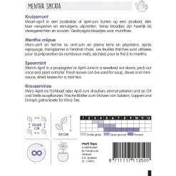 Horti Tops Moestuin<Kruizemunt zaad