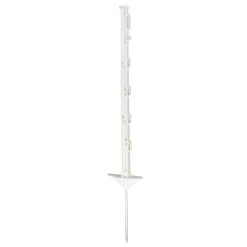 Koltec Afrastering<Kunststofpaal 70cm wit 10st