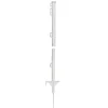 Koltec Afrastering<Kunststofpaal wit 105cm