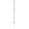 Koltec Afrastering<Kunststofpaal wit 160cm