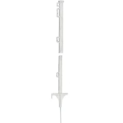 Koltec Afrastering<Kunststofpaal wit 160cm