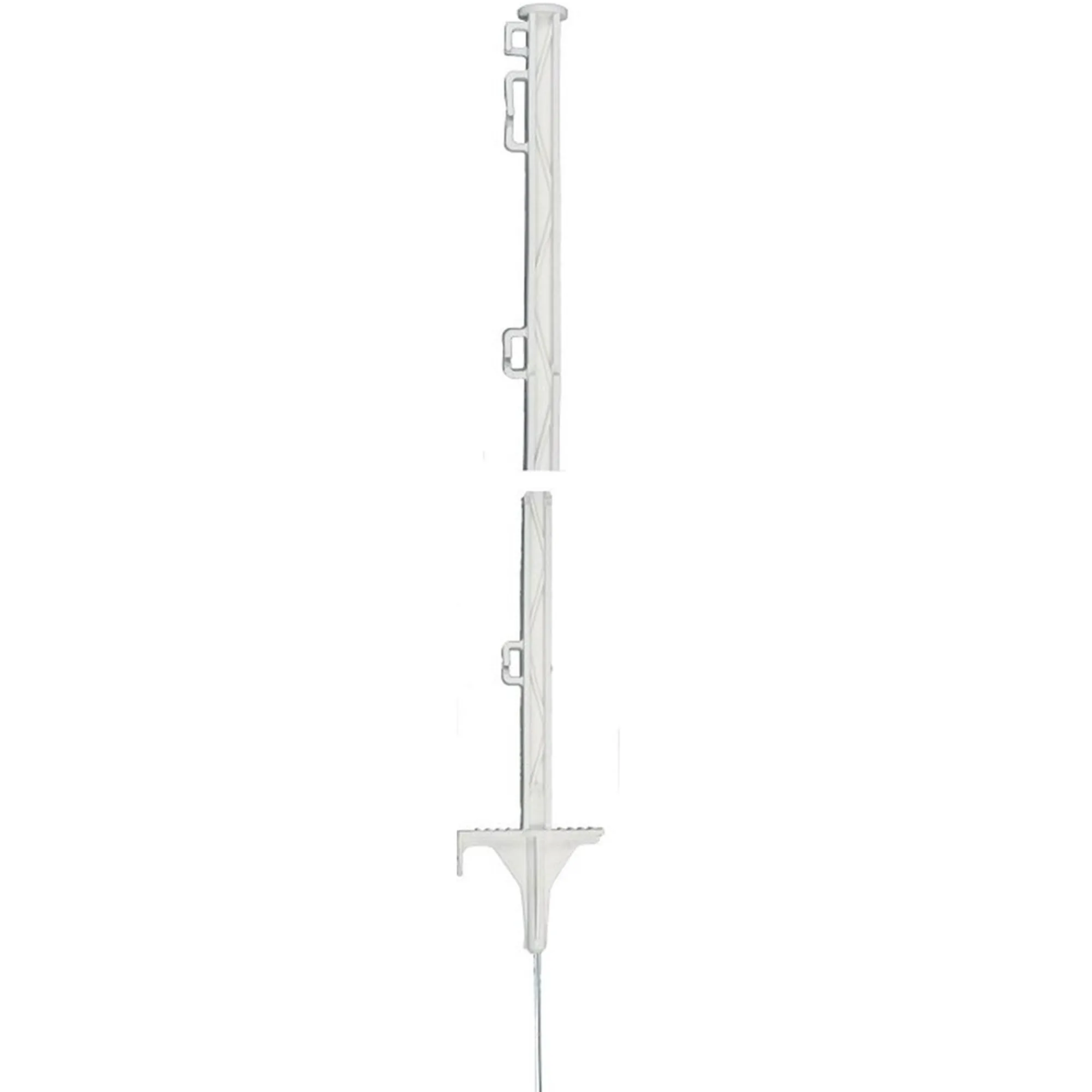 Koltec Afrastering<Kunststofpaal wit 160cm