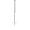 Koltec Afrastering<Kunststofpaal wit 70cm
