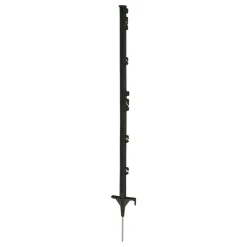 Koltec Afrastering<Kunststofpaal zwart 160cm