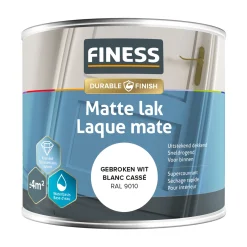 Finess Lakken<Lak waterb mat g.wit 14205 250ml