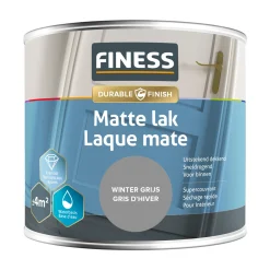 Finess Lakken<Lak waterb mat w.grijs 14290 250ml
