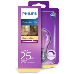 Philips Binnenverlichting<Lamp LED bol dimbaar 25W E27