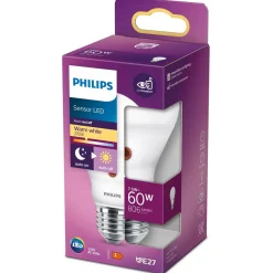 Philips Binnenverlichting<Lamp LED bol mat dag/nacht 60w E27