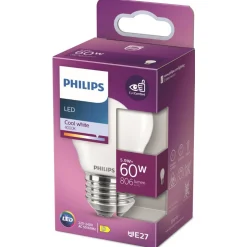 Philips Binnenverlichting<Lamp LED bol mat 60W E27
