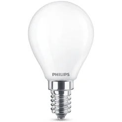 Philips Binnenverlichting<Lamp LED bol mat 40W E14 2st.