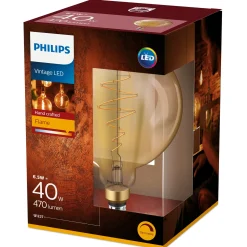 Philips Binnenverlichting<Lamp LED globe met spiraal dimbaar Vintage 40W E27