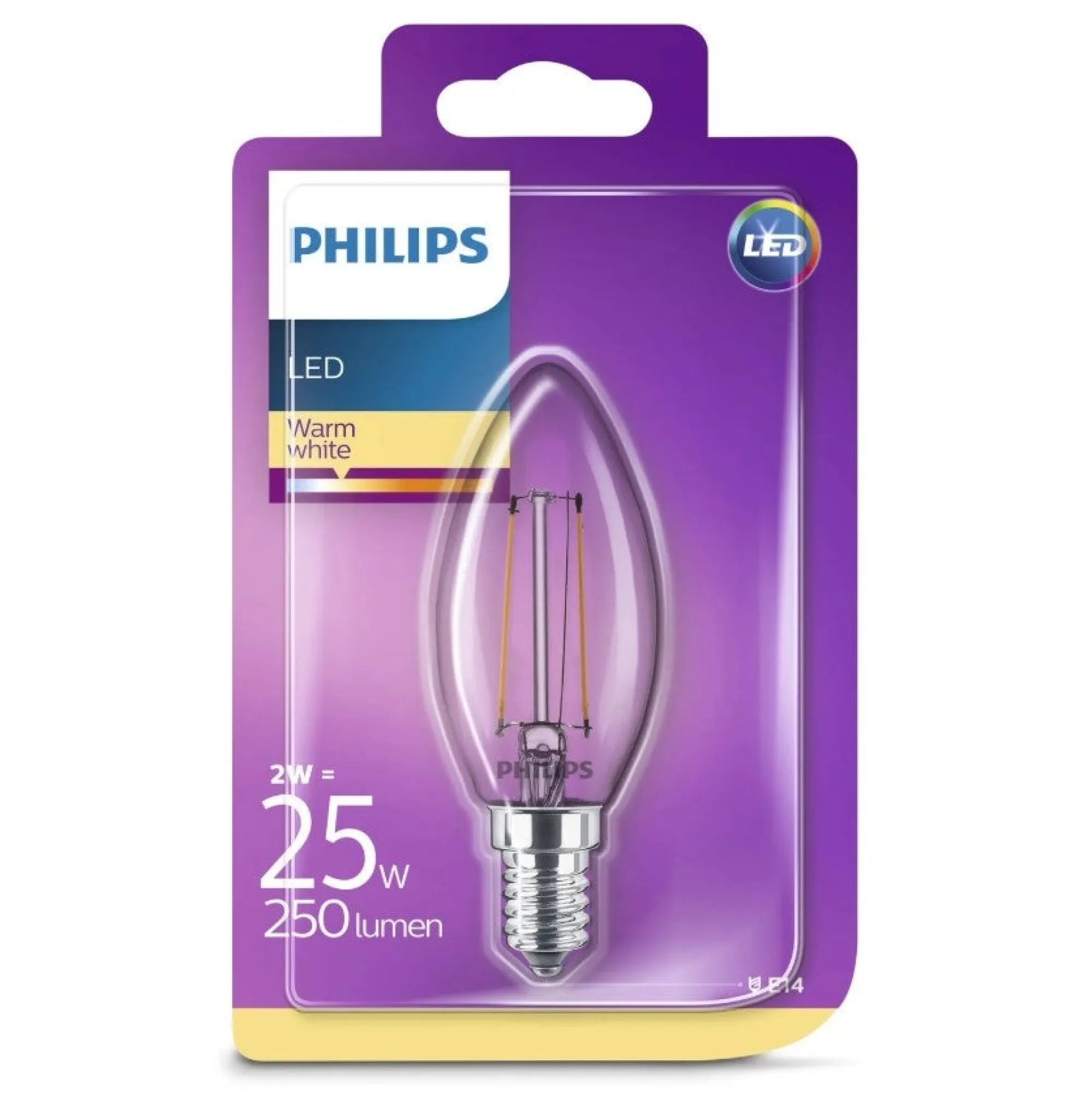 Philips Binnenverlichting<Lamp LED kaars deco 25W E14