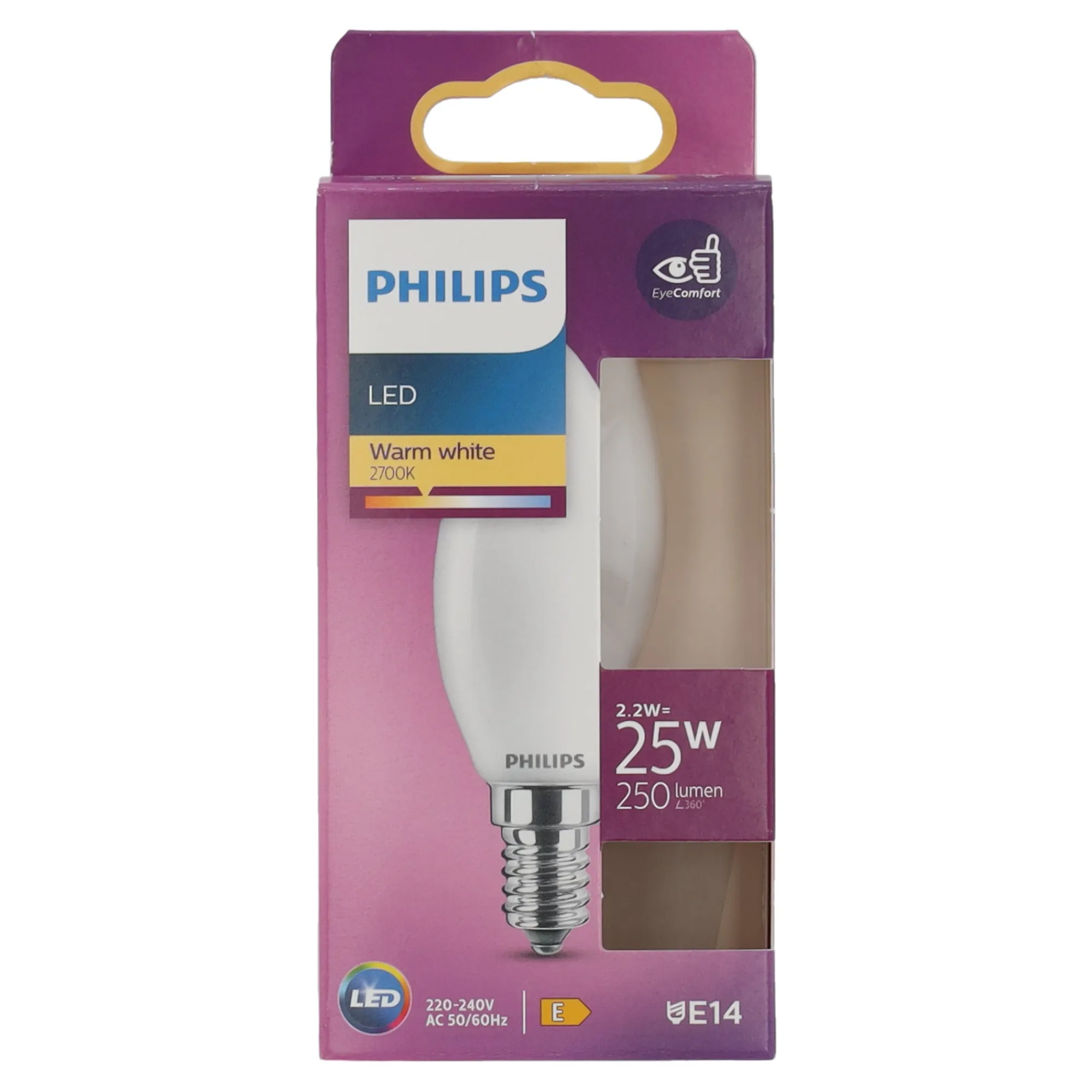 Philips Bouwlampen<Lamp LED kaars mat 25W E14