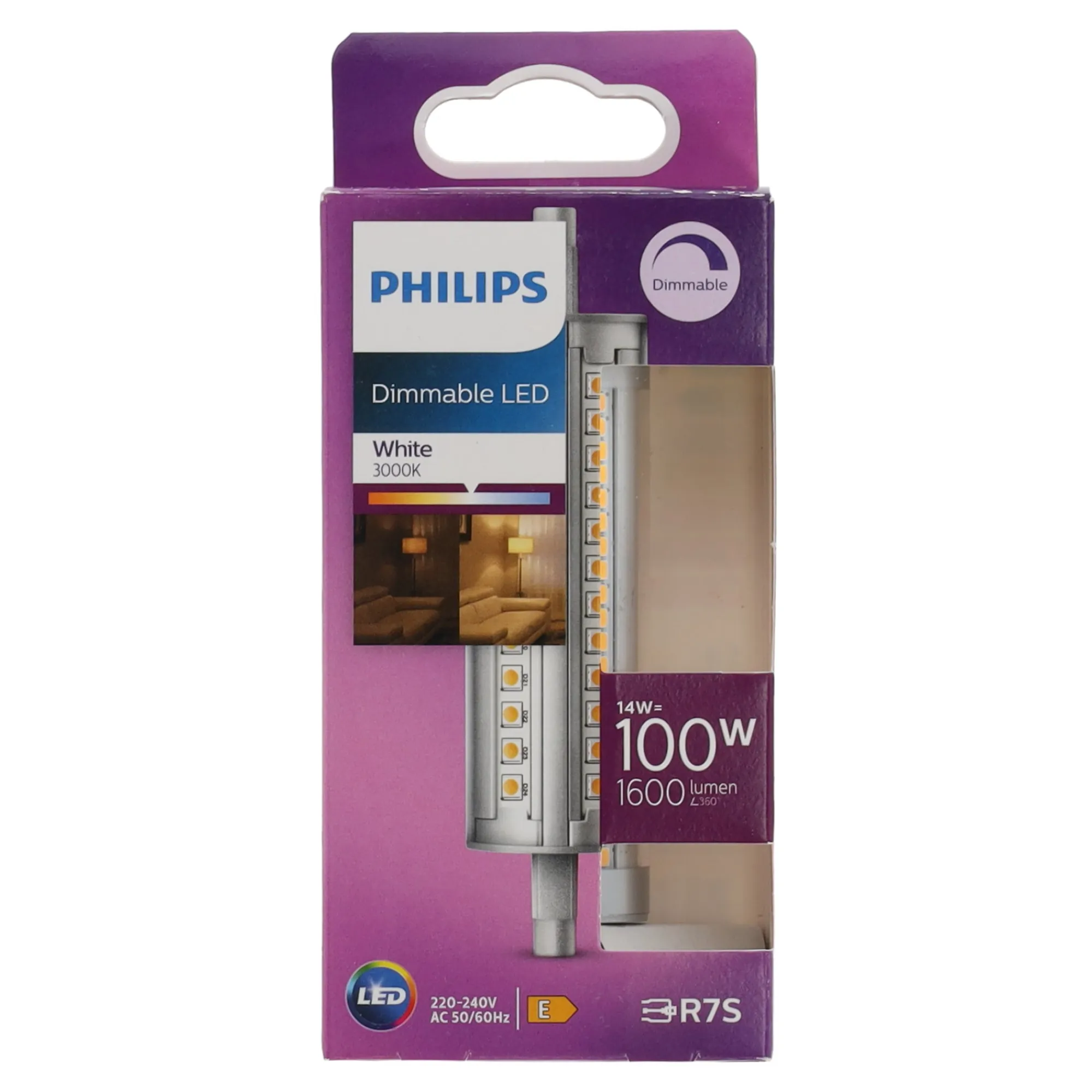 Philips Bouwlampen<Lamp LED 118mm 100W dim