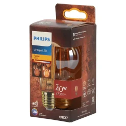 Philips Bouwlampen<Lamp LED peer gold 40W E27