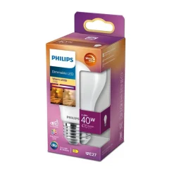 Philips Binnenverlichting<Lamp LED peer mat dimbaar 40W E27
