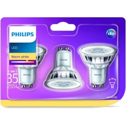 Philips Binnenverlichting<Lamp LED spot 35W GU10 3st.