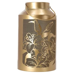 O'malley Woondecoratie<Lantaarn metaal 19 x 32 cm goud