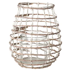 Woondecoratie<Lantaarn Zanzibar 22 cm