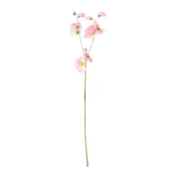 Decoris Kunstplanten En Kunstbloemen<Lathyrus op steel roze 60 cm