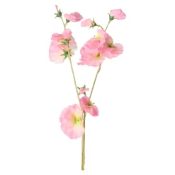 Decoris Kunstplanten En Kunstbloemen<Lathyrus op steel roze 60 cm
