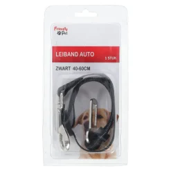 Friendly Pet Reizen Hond<Leiband auto zwart 40-60cm FP