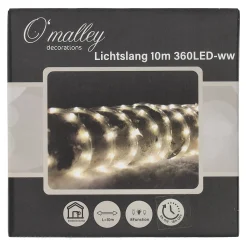 O'malley Kerstverlichting<Lichtslang 10 m 360LED-ww