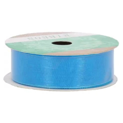 Woondecoratie<Lint organza 2 cm x 10 m turquoise