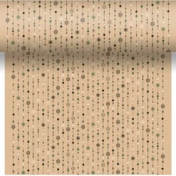 Duni Kerstdecoratie<Loper cel 40 x 480 cm 3-in-1 Natural Yuletid