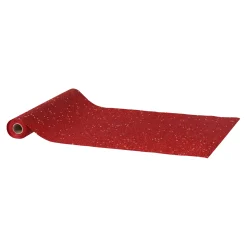 Woondecoratie<Loper glitter rood 28 x 300 cm