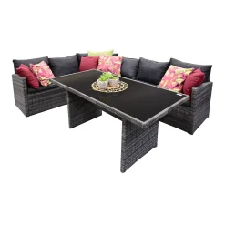 Bois le Duc Loungesets<Loungeset Gracia Willow Grey