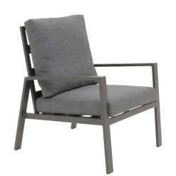 Bois le Duc Loungesets<Loungeset Olda antraciet met kussens