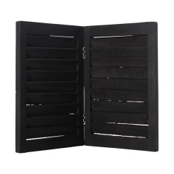 O'malley Woondecoratie<Luik hout 40 x 30 cm zwart