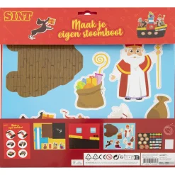 Creative Craft Group Kerstdecoratie<Maak je eigen boot Sint