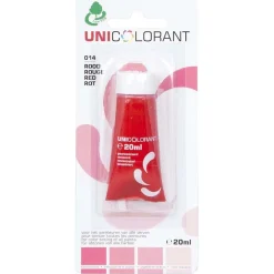 Uni Colorant Muurverf<Mengkleur universeel 20ml rood