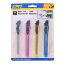 Kinzo Handgereedschap<Mes afbreek 4st.