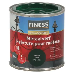 Finess Lakken<Metaalverf hoogglans groen 6005 250