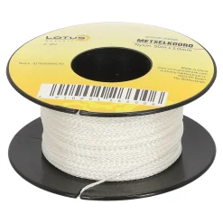 Lotus Bouw<Metselkoord nylon wit 50 m x 1 mm