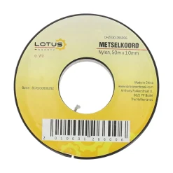 Lotus Bouw<Metselkoord nylon wit 50 m x 1 mm