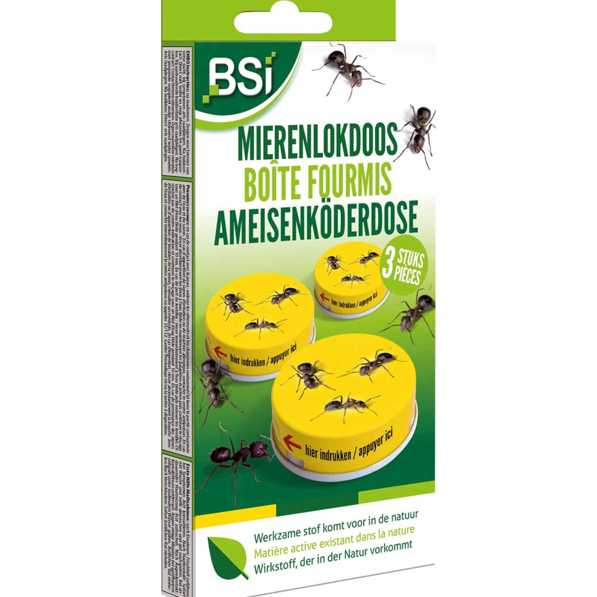 BSI Schoonmaken<Mierenlokdoos 3 stuks