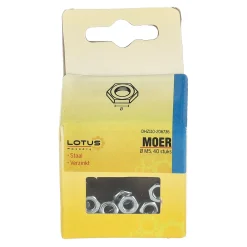 Lotus Bouw<Moer M5 verzinkt 40st.