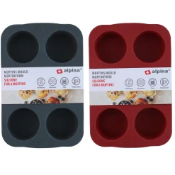 Alpina Koken & Tafelen<Muffinvorm 26,5x17,3x4 cm -