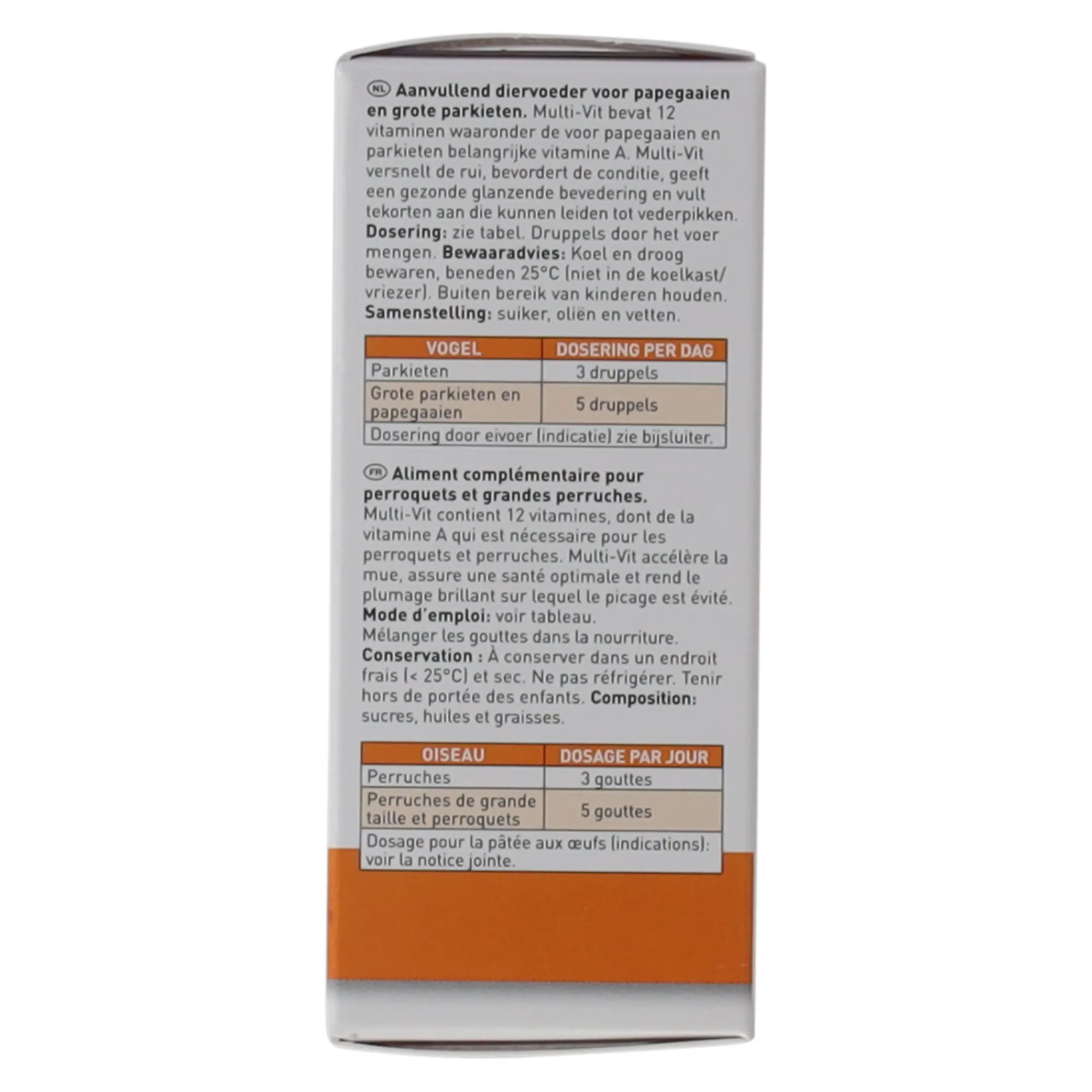 Beaphar Vogelverzorging<Multi-vitaminen papegaai 20m