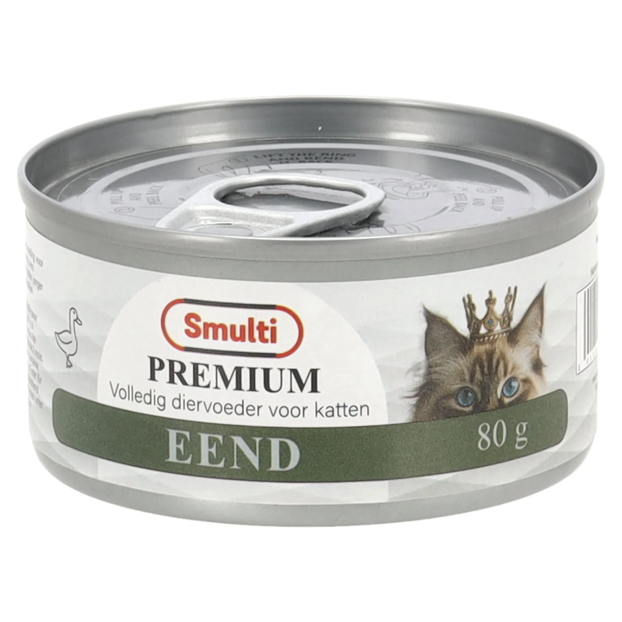 Smulti Kattenvoer<Natvoer kat slices eend 80g