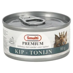 Smulti Kattenvoer<Natvoer kat slices kip-tonijn 80g