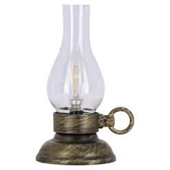 O'malley Binnenverlichting<Olielamp 20 cm LED ant. zwart