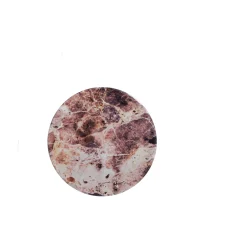 Natural Collections Koken & Tafelen<Onderzetter rond marble 10 cm 6 assorti